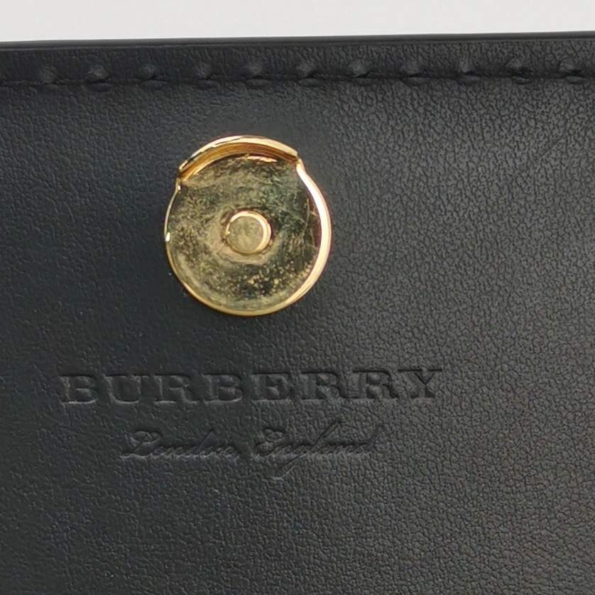 Burberry Hampshire Wallet on Chain Leather and House Check Canvas — photo 10 of 15