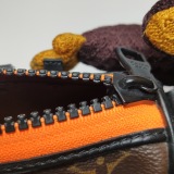 Louis Vuitton(LV) Keepall Bandouliere Bag Monogram Canvas with LV Friends Plush Monkey XS — thumbnail 11