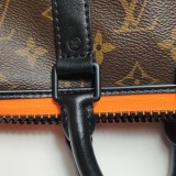 Louis Vuitton(LV) Keepall Bandouliere Bag Monogram Canvas with LV Friends Plush Monkey XS — thumbnail 16