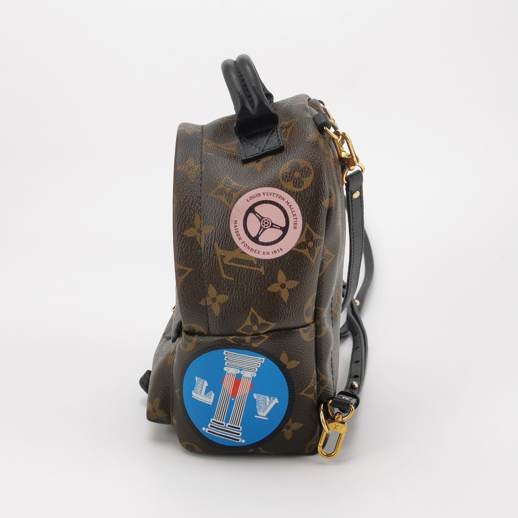 Louis Vuitton(LV) Palm Springs Backpack Limited Edition Monogram Canvas Mini — photo 5 of 13