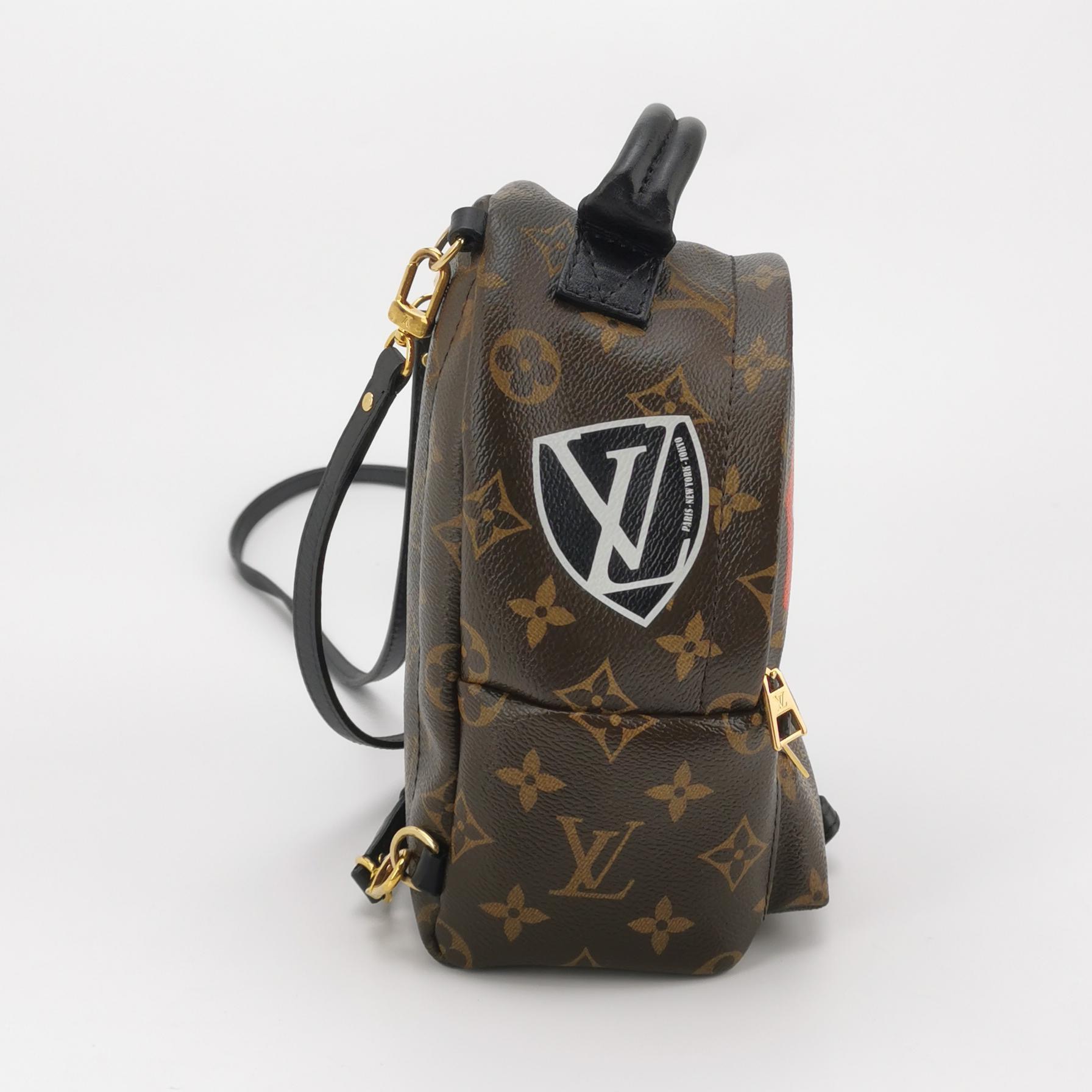 Louis Vuitton(LV) Palm Springs Backpack Limited Edition Monogram Canvas Mini — photo 4 of 13