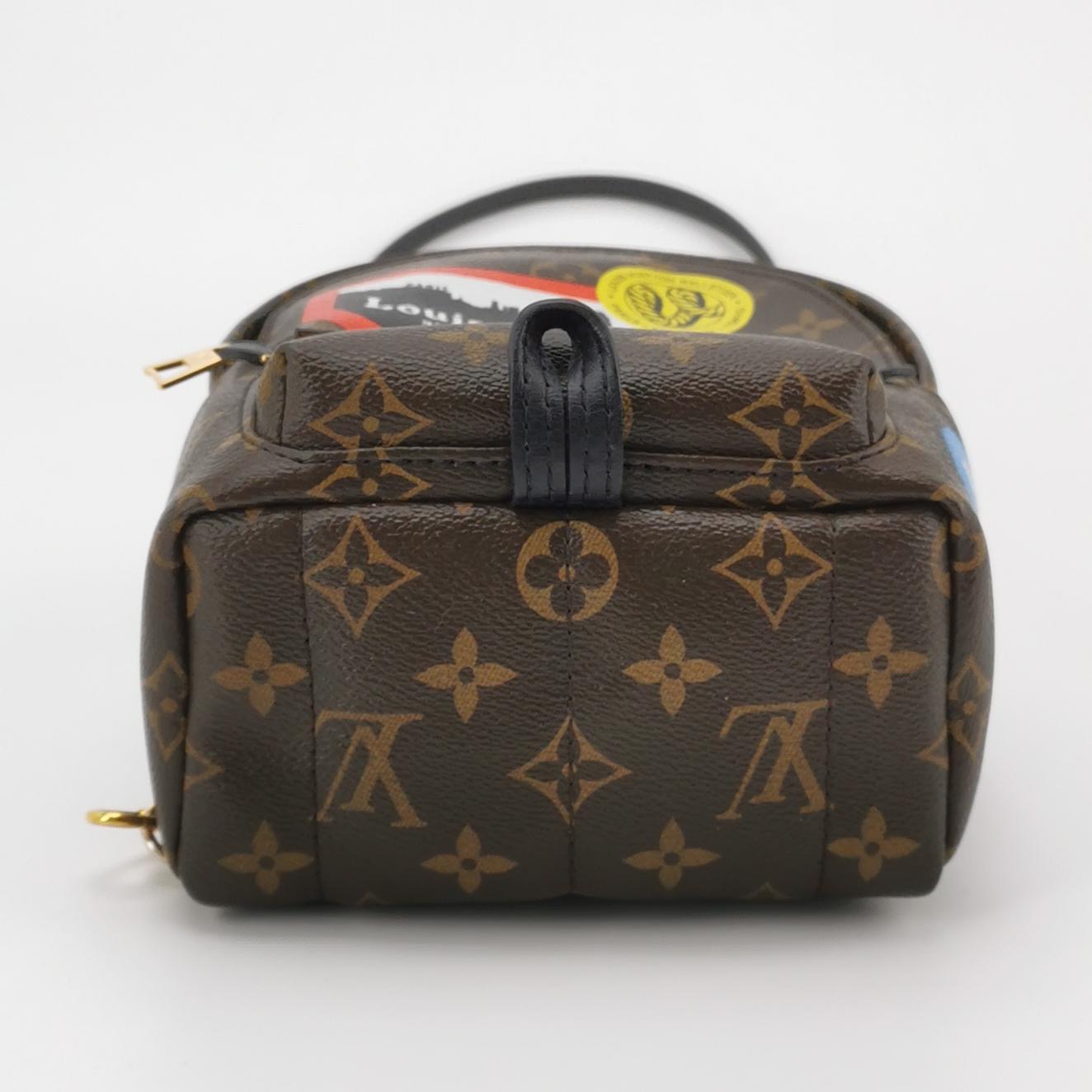 Louis Vuitton(LV) Palm Springs Backpack Limited Edition Monogram Canvas Mini — photo 6 of 13