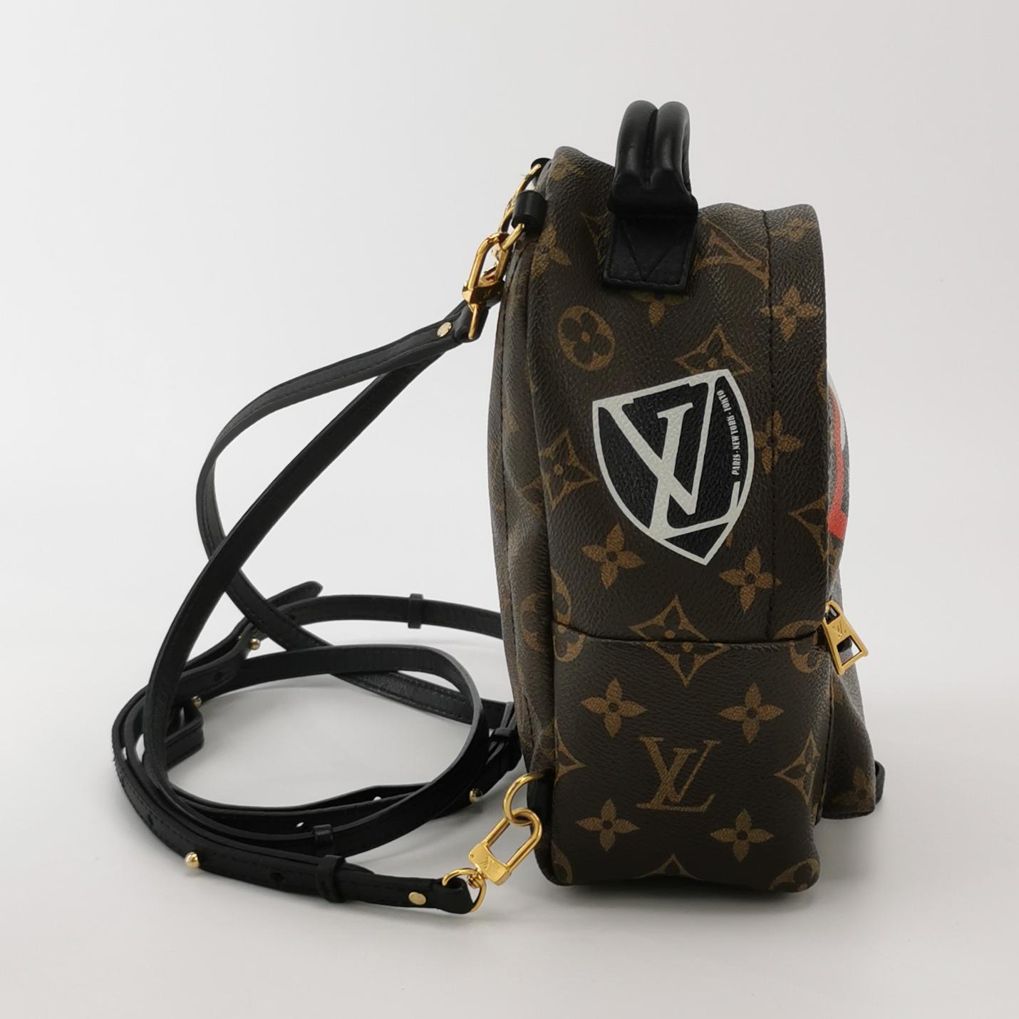 Louis Vuitton(LV) Palm Springs Backpack Limited Edition Monogram Canvas Mini — photo 5 of 12