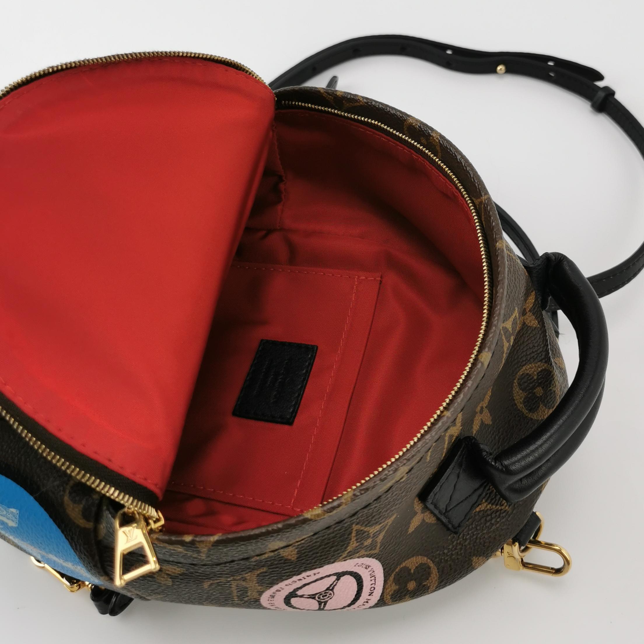 Louis Vuitton(LV) Palm Springs Backpack Limited Edition Monogram Canvas Mini — photo 7 of 14