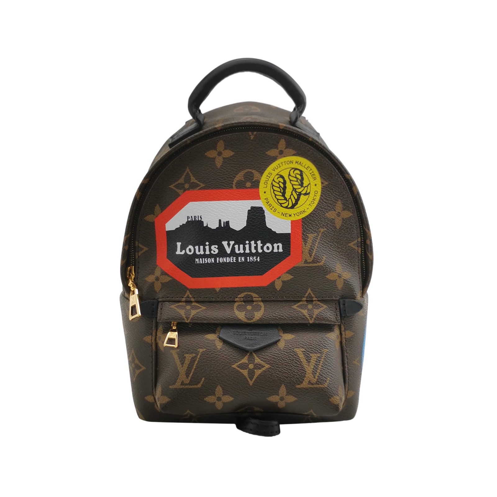 Louis Vuitton(LV) Palm Springs Backpack Limited Edition Monogram Canvas Mini — photo 1 of 12