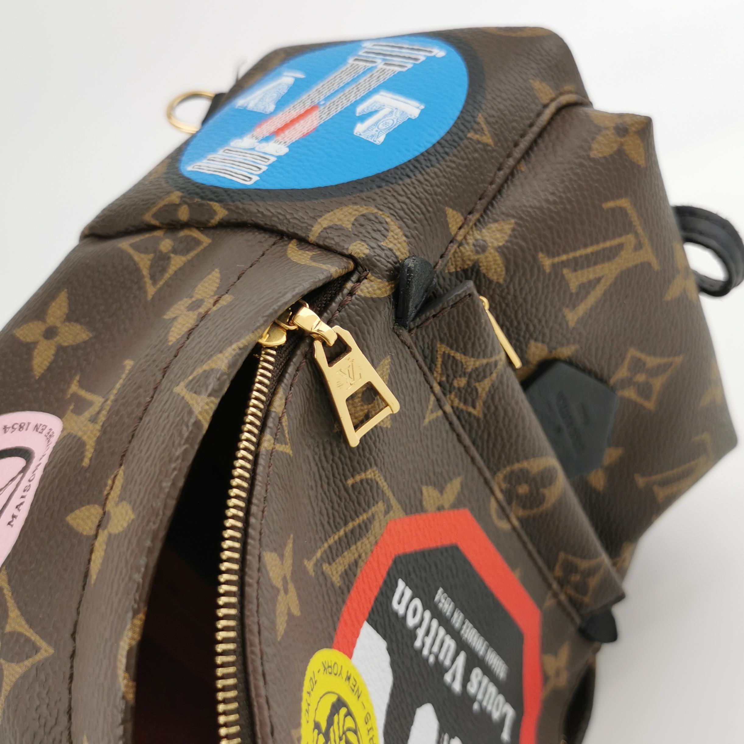 Louis Vuitton(LV) Palm Springs Backpack Limited Edition Monogram Canvas Mini — photo 12 of 12