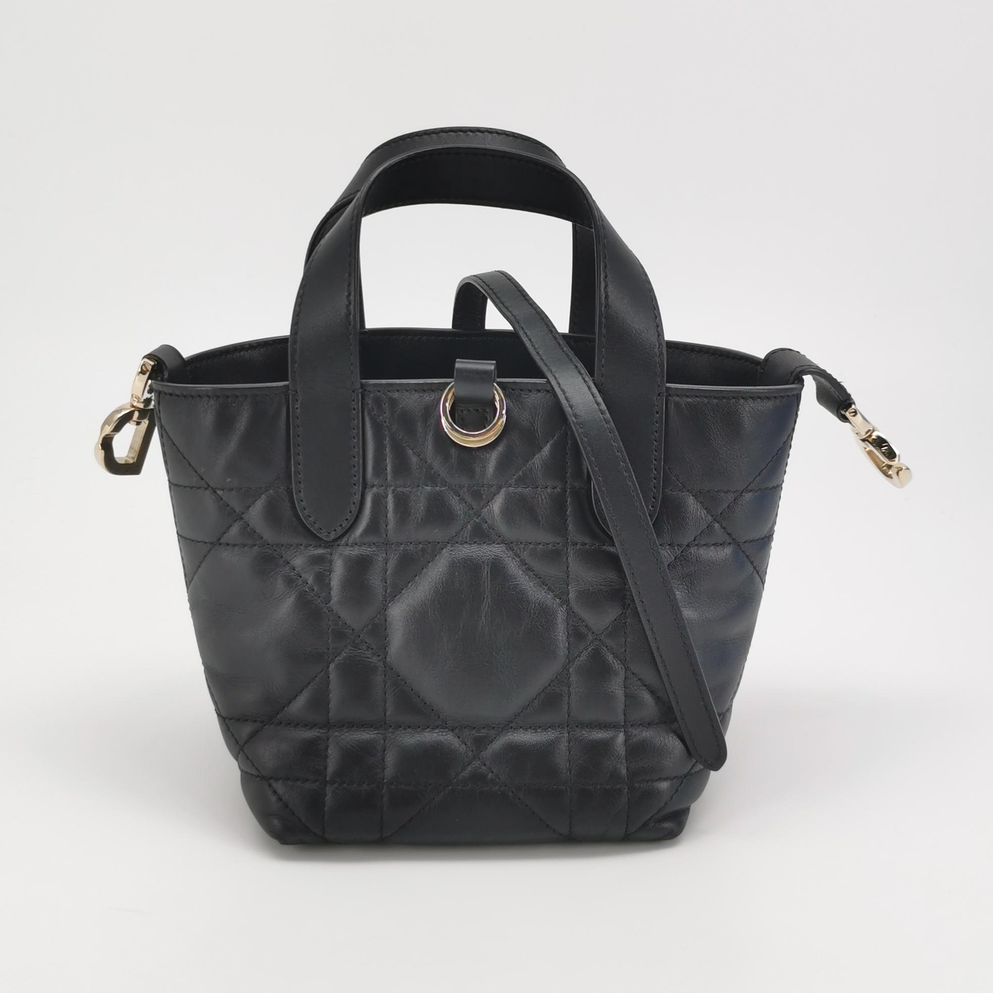 Christian Dior Toujours Vertical Tote Bag Macrocannage Quilt Calfskin — photo 3 of 15