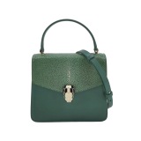 Bvlgari Serpenti Forever Top Handle Bag Leather and Stingray Small — thumbnail 1