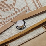Hermes Herbag Zip Relief Brides de Gala Toile and Leather 31 — thumbnail 12