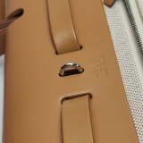 Hermes Herbag Zip Relief Brides de Gala Toile and Leather 31 — thumbnail 17