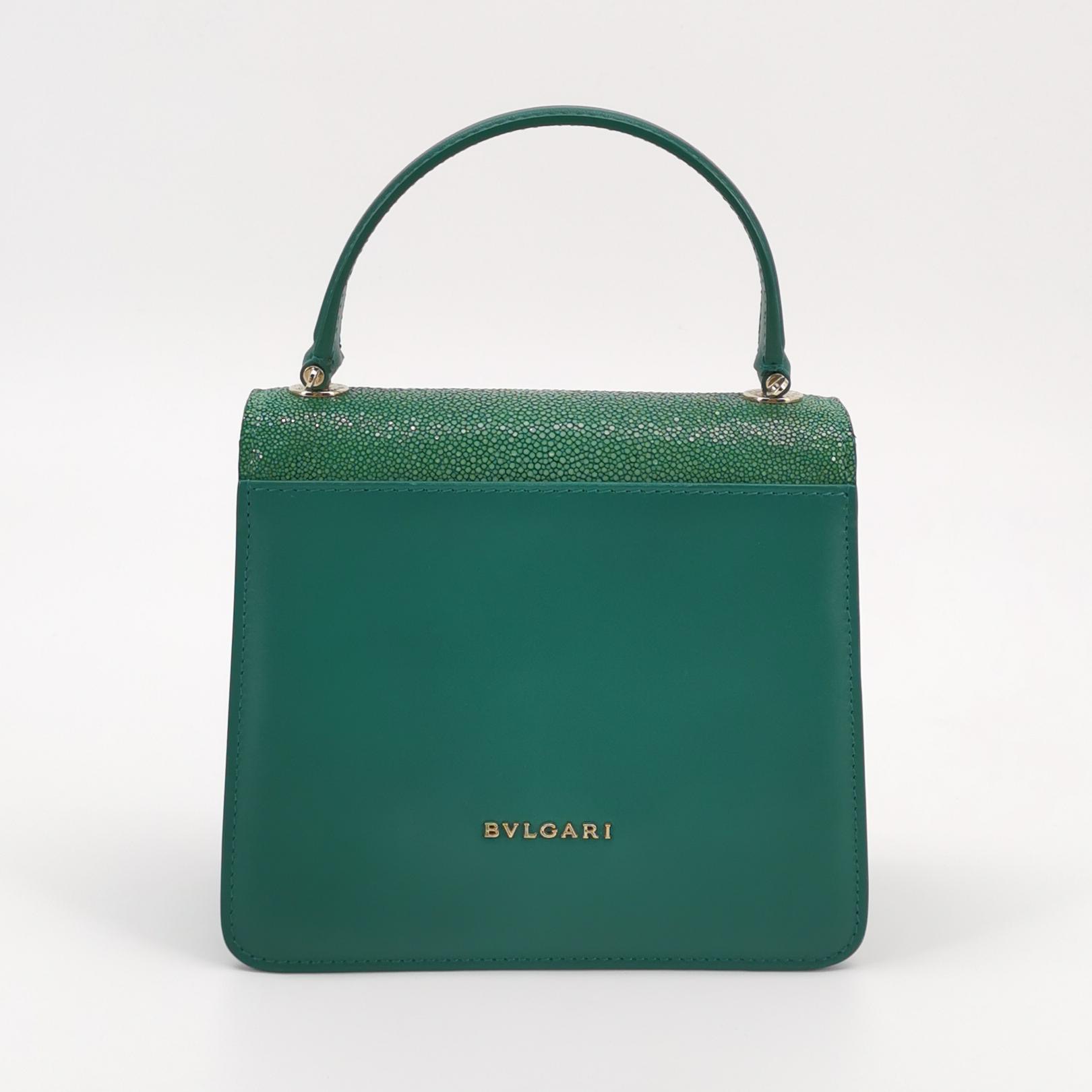 Bvlgari Serpenti Forever Top Handle Bag Leather and Stingray Small — photo 5 of 26
