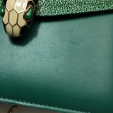 Bvlgari Serpenti Forever Top Handle Bag Leather and Stingray Small — thumbnail 19