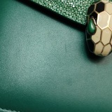 Bvlgari Serpenti Forever Top Handle Bag Leather and Stingray Small — thumbnail 17
