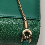 Bvlgari Serpenti Forever Top Handle Bag Leather and Stingray Small — thumbnail 20