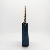 Chanel Matelasse Hobo Shoulder Bag Denim Leather — thumbnail 4
