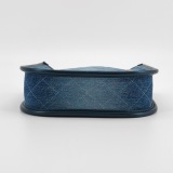 Chanel Matelasse Hobo Shoulder Bag Denim Leather — thumbnail 6