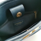 Chanel Matelasse Hobo Shoulder Bag Denim Leather — thumbnail 8