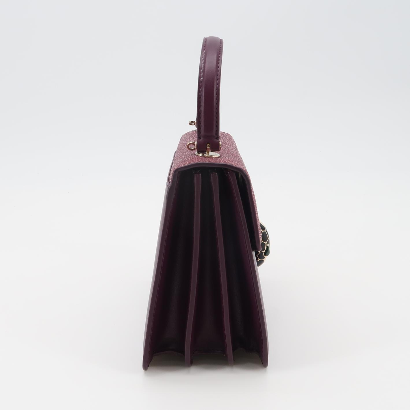 Bvlgari Serpenti Forever Top Handle Bag Leather and Stingray Small — photo 4 of 25