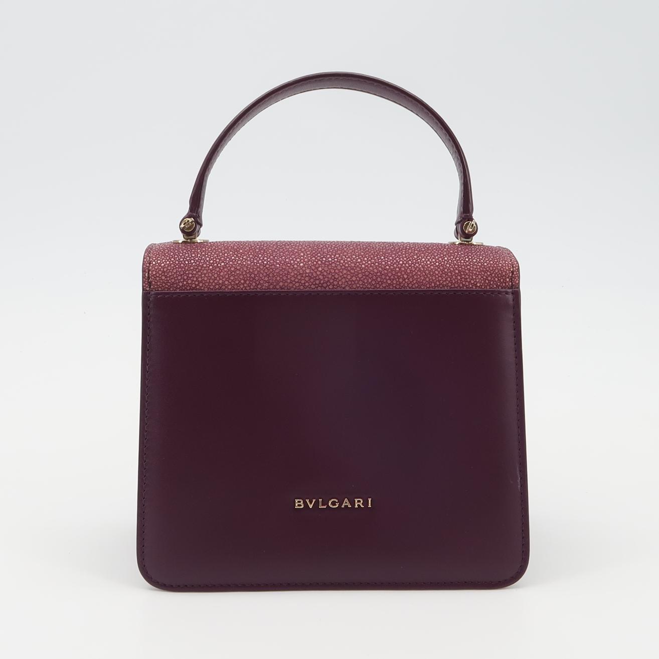 Bvlgari Serpenti Forever Top Handle Bag Leather and Stingray Small — photo 5 of 25