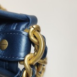 Chanel Matelasse Hobo Shoulder Bag Denim Leather — thumbnail 12