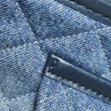 Chanel Matelasse Hobo Shoulder Bag Denim Leather — thumbnail 14