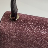 Bvlgari Serpenti Forever Top Handle Bag Leather and Stingray Small — thumbnail 24