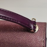 Bvlgari Serpenti Forever Top Handle Bag Leather and Stingray Small — thumbnail 25