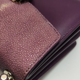 Bvlgari Serpenti Forever Top Handle Bag Leather and Stingray Small — thumbnail 14