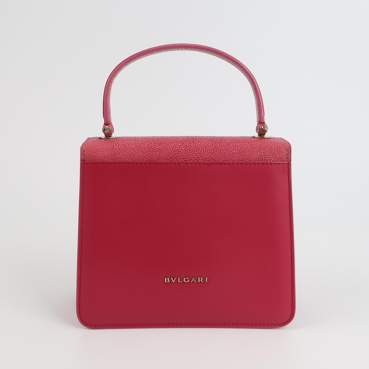 Bvlgari Serpenti Forever Top Handle Bag Leather and Stingray Small — photo 5 of 21