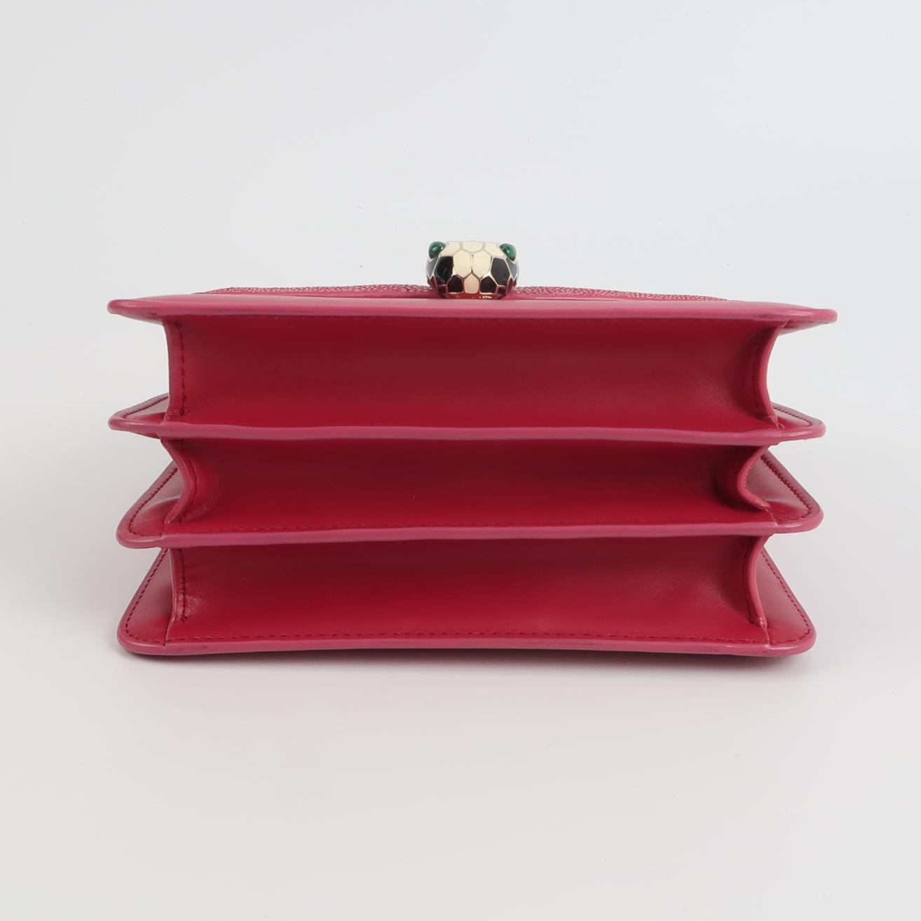 Bvlgari Serpenti Forever Top Handle Bag Leather and Stingray Small — photo 6 of 21