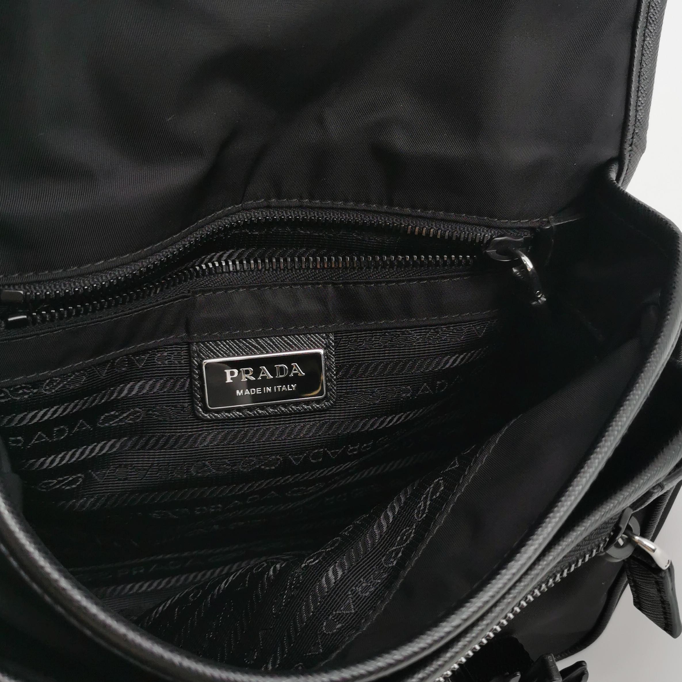 Prada Re-Nylon Crossbody Bag Nylon Black — photo 8 of 22