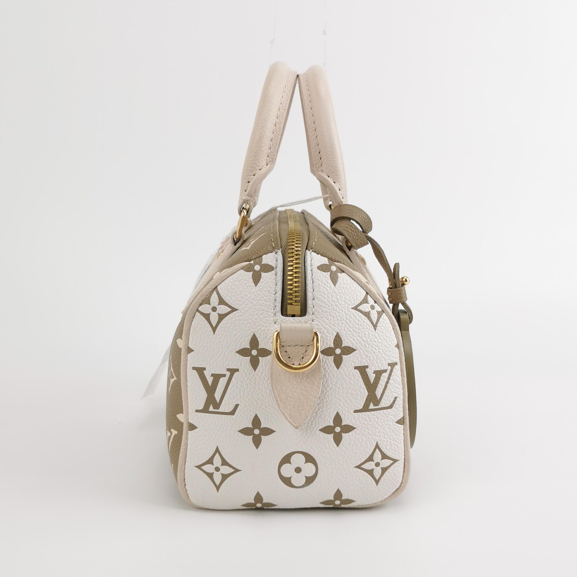 Louis Vuitton(LV) Speedy Bandouliere Bag Spring in the City Monogram Empreinte Leather 20 — photo 4 of 8