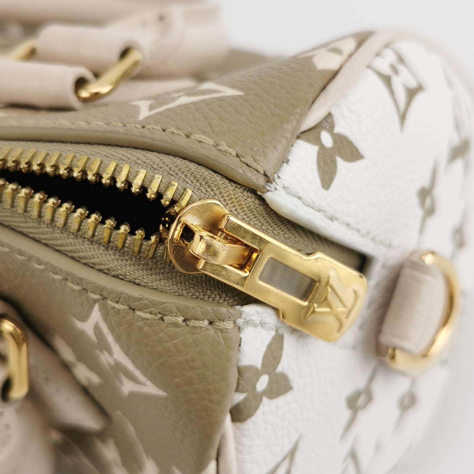 Louis Vuitton(LV) Speedy Bandouliere Bag Spring in the City Monogram Empreinte Leather 20 — photo 8 of 8