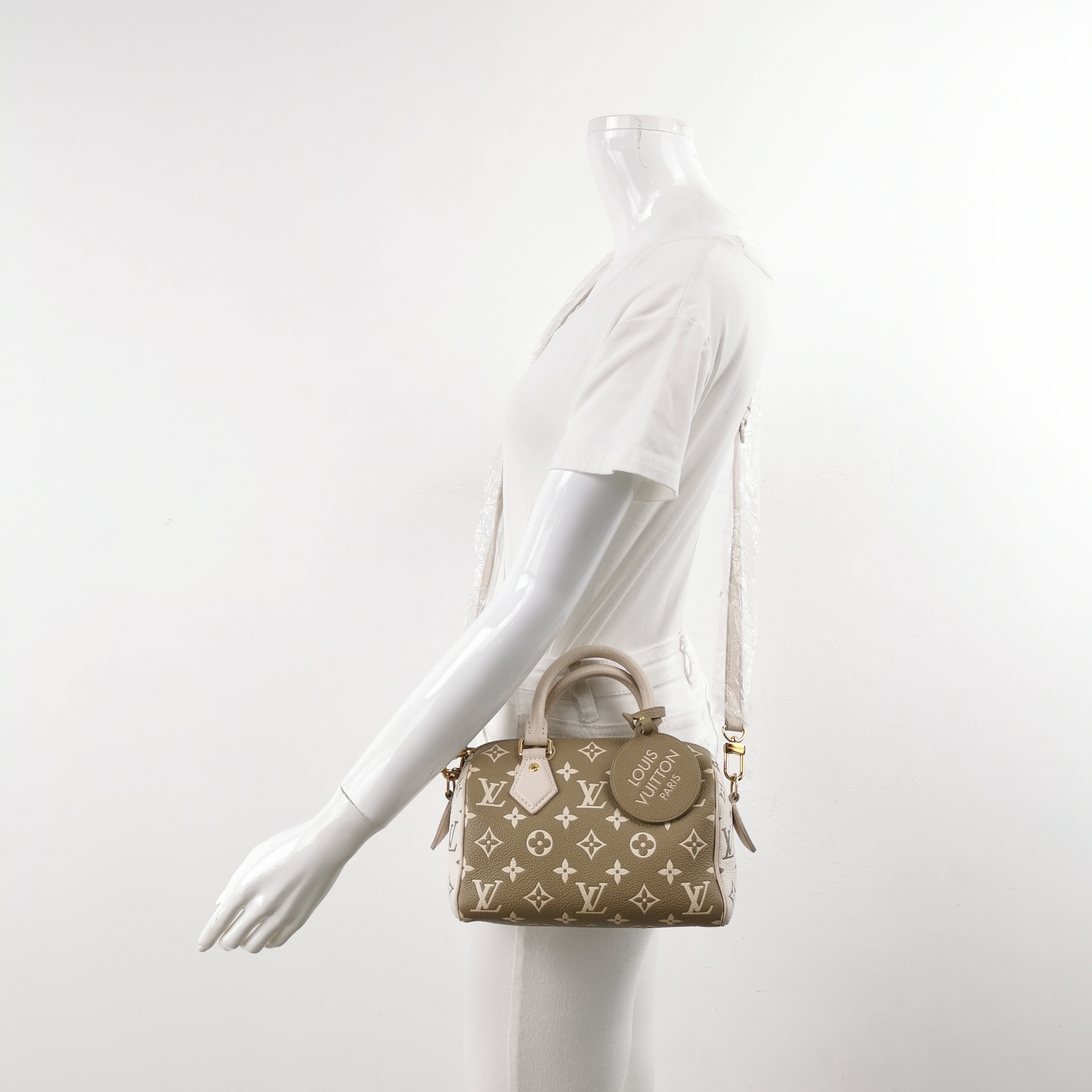 Louis Vuitton(LV) Speedy Bandouliere Bag Spring in the City Monogram Empreinte Leather 20 — alternate view