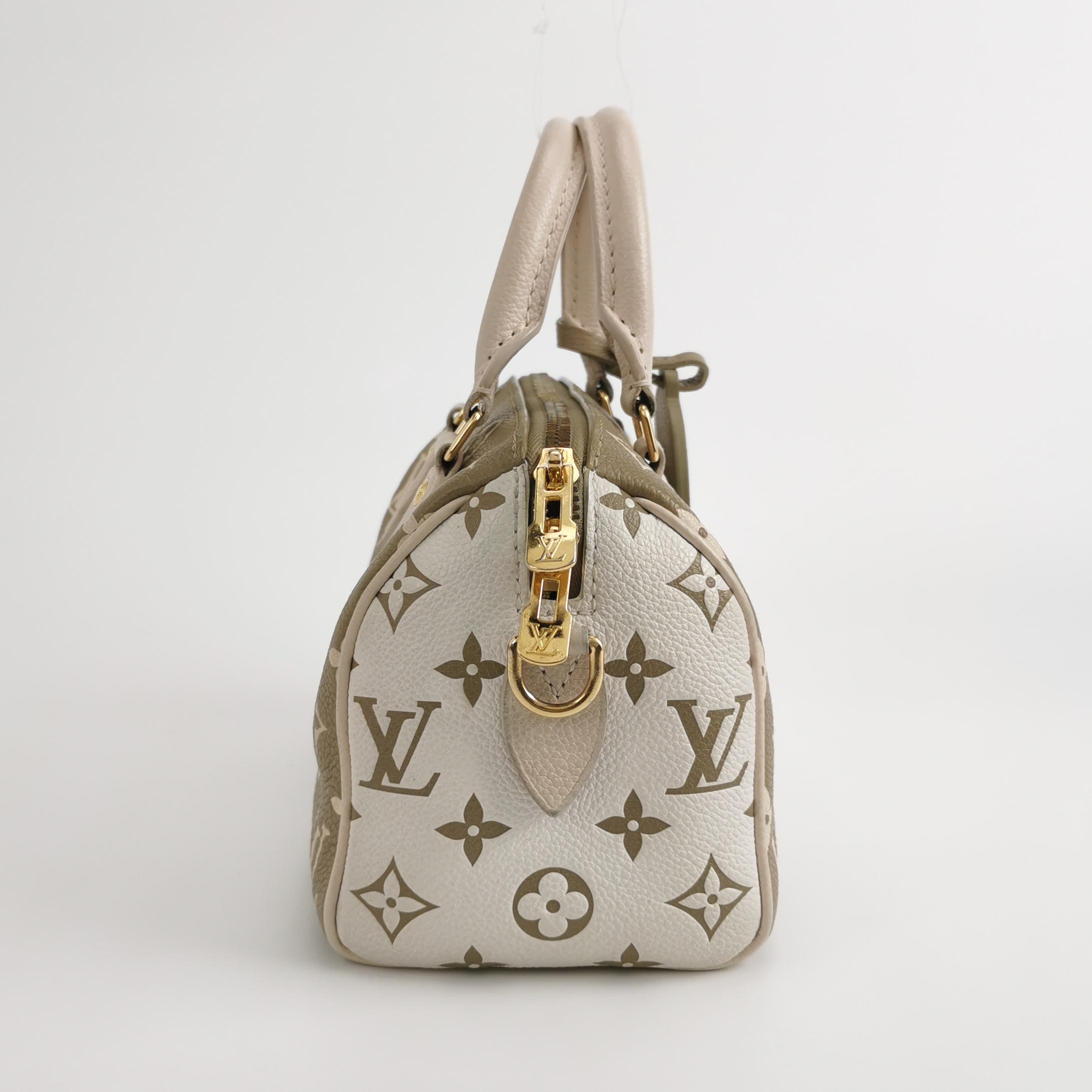 Louis Vuitton(LV) Speedy Bandouliere Bag Spring in the City Monogram Empreinte Leather 20 — photo 4 of 13