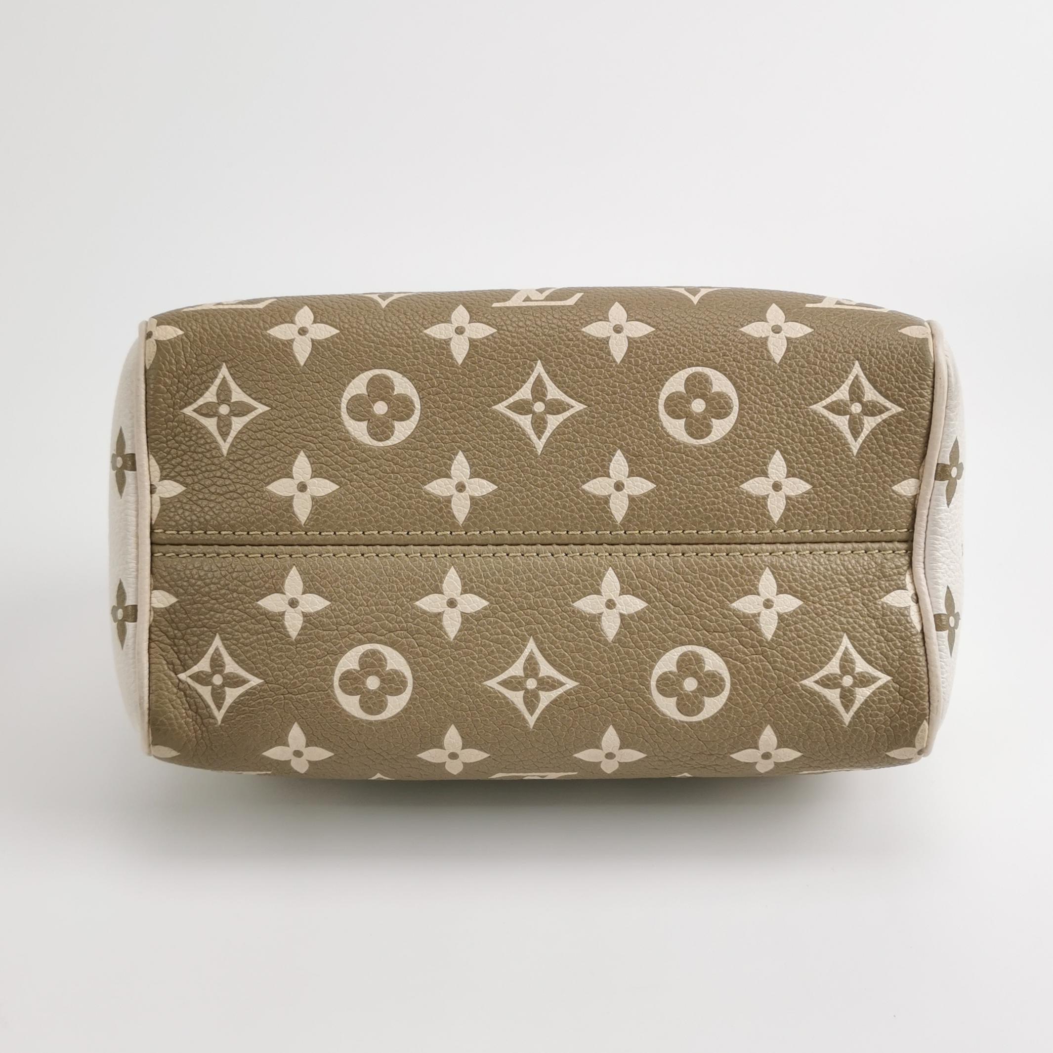 Louis Vuitton(LV) Speedy Bandouliere Bag Spring in the City Monogram Empreinte Leather 20 — photo 6 of 13
