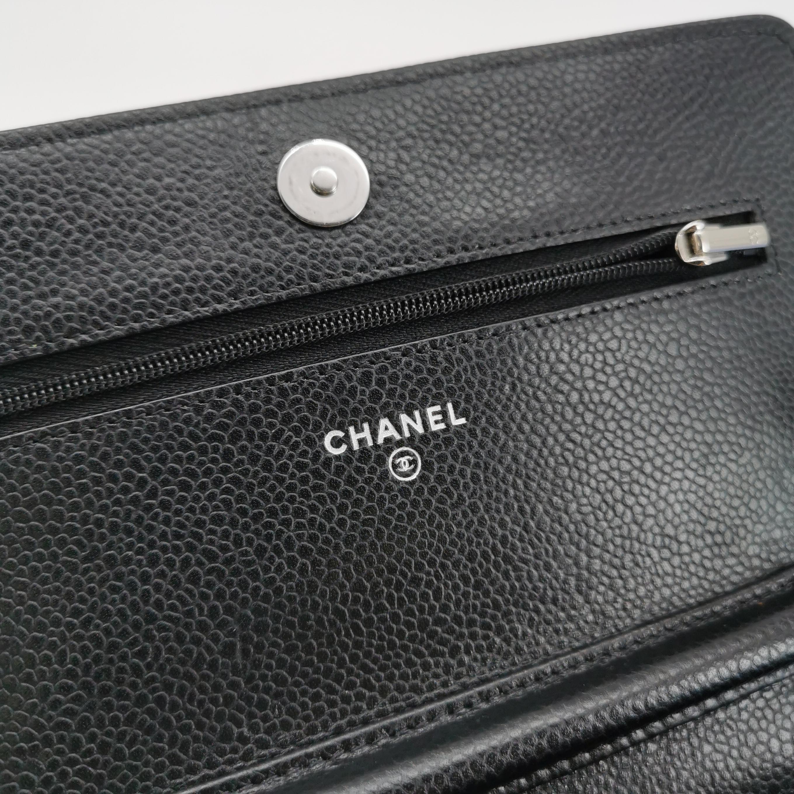 Chanel Wallet on Chain Quilted Caviar — photo 8 of 20