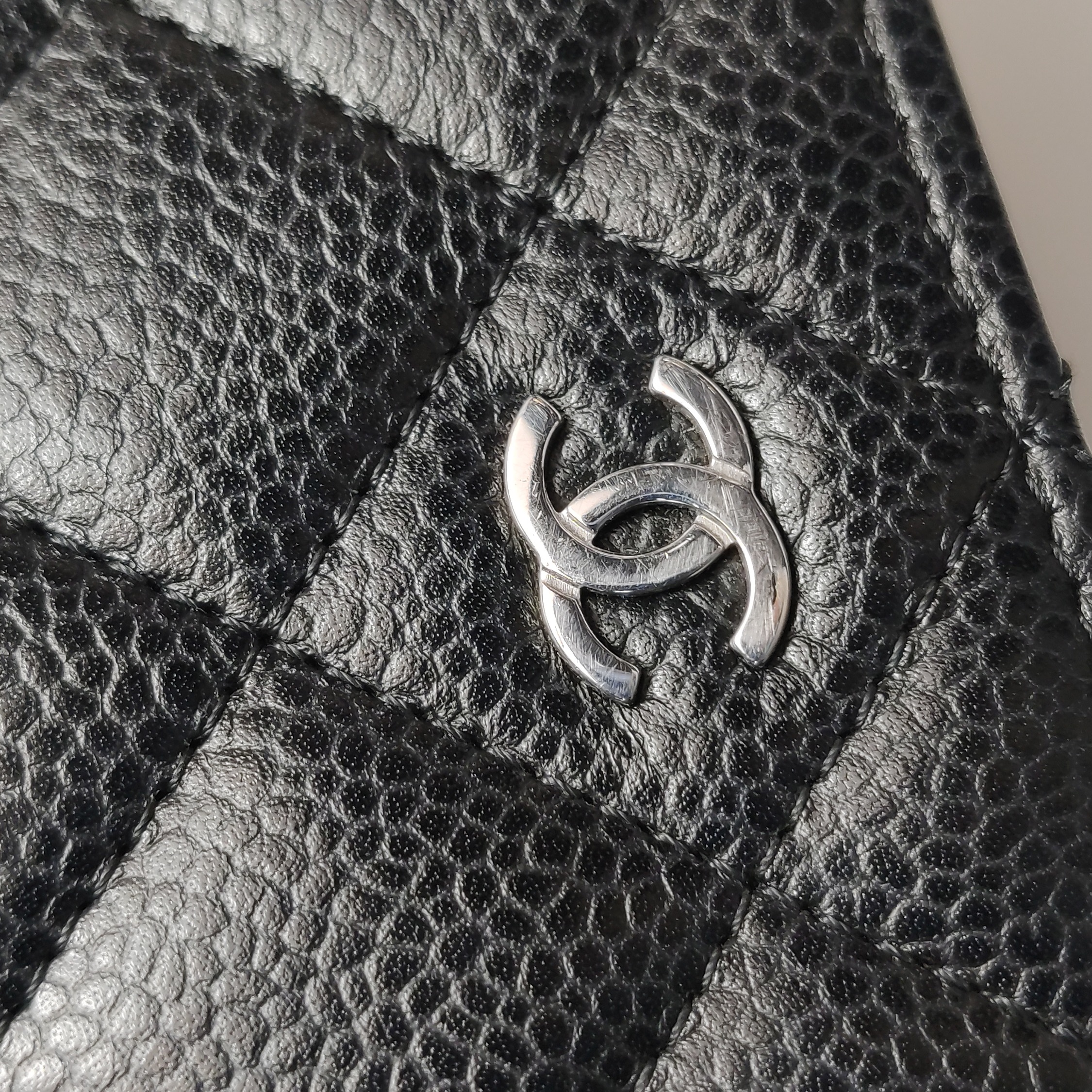 Chanel Wallet on Chain Quilted Caviar — photo 9 of 20