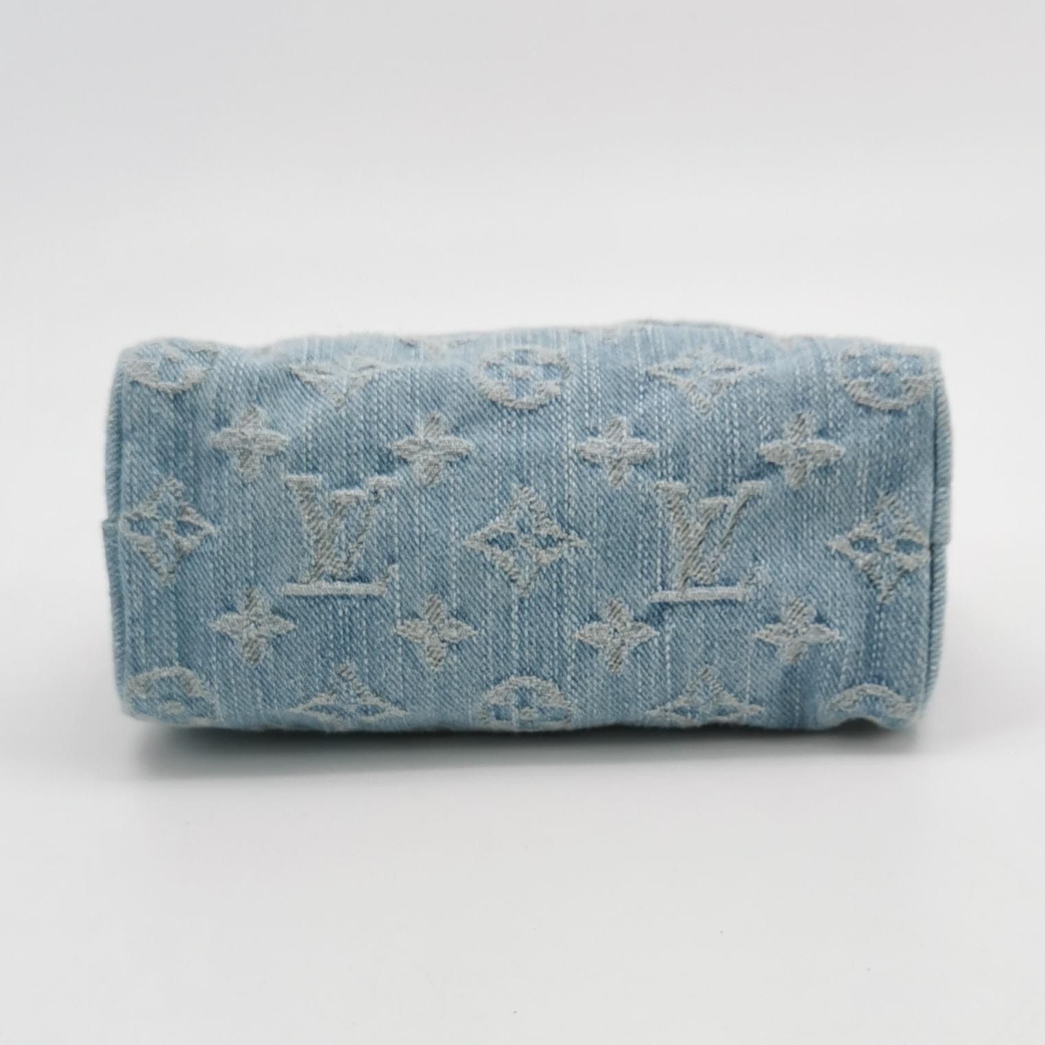Louis Vuitton(LV) Speedy Bandouliere NM Bag Monogram Denim Sky Nano — photo 6 of 15
