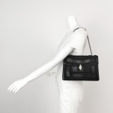 Bvlgari Serpenti Forever Square Shoulder Bag Plisse Leather Medium — thumbnail 2