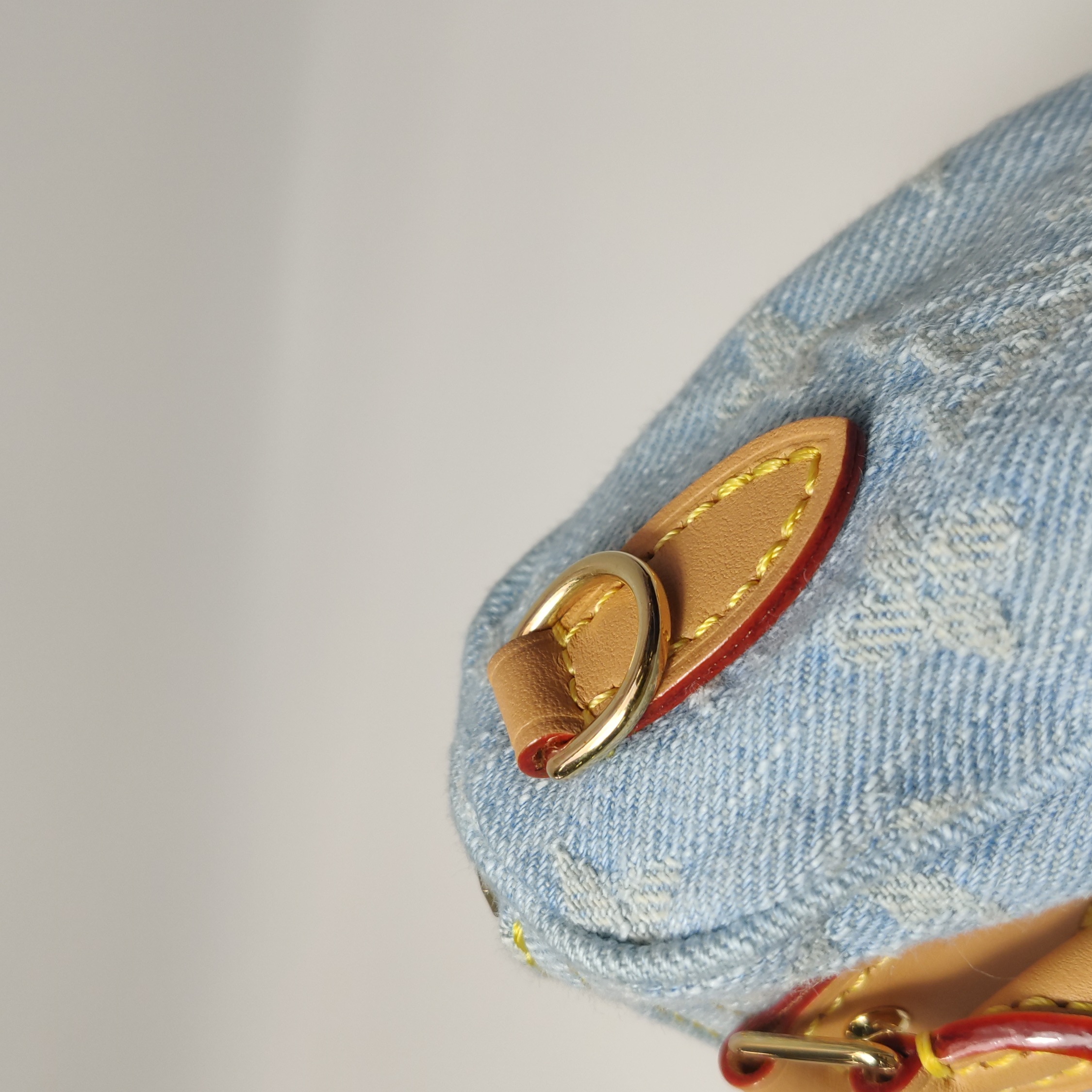 Louis Vuitton(LV) Speedy Bandouliere NM Bag Monogram Denim Sky Nano — photo 13 of 15