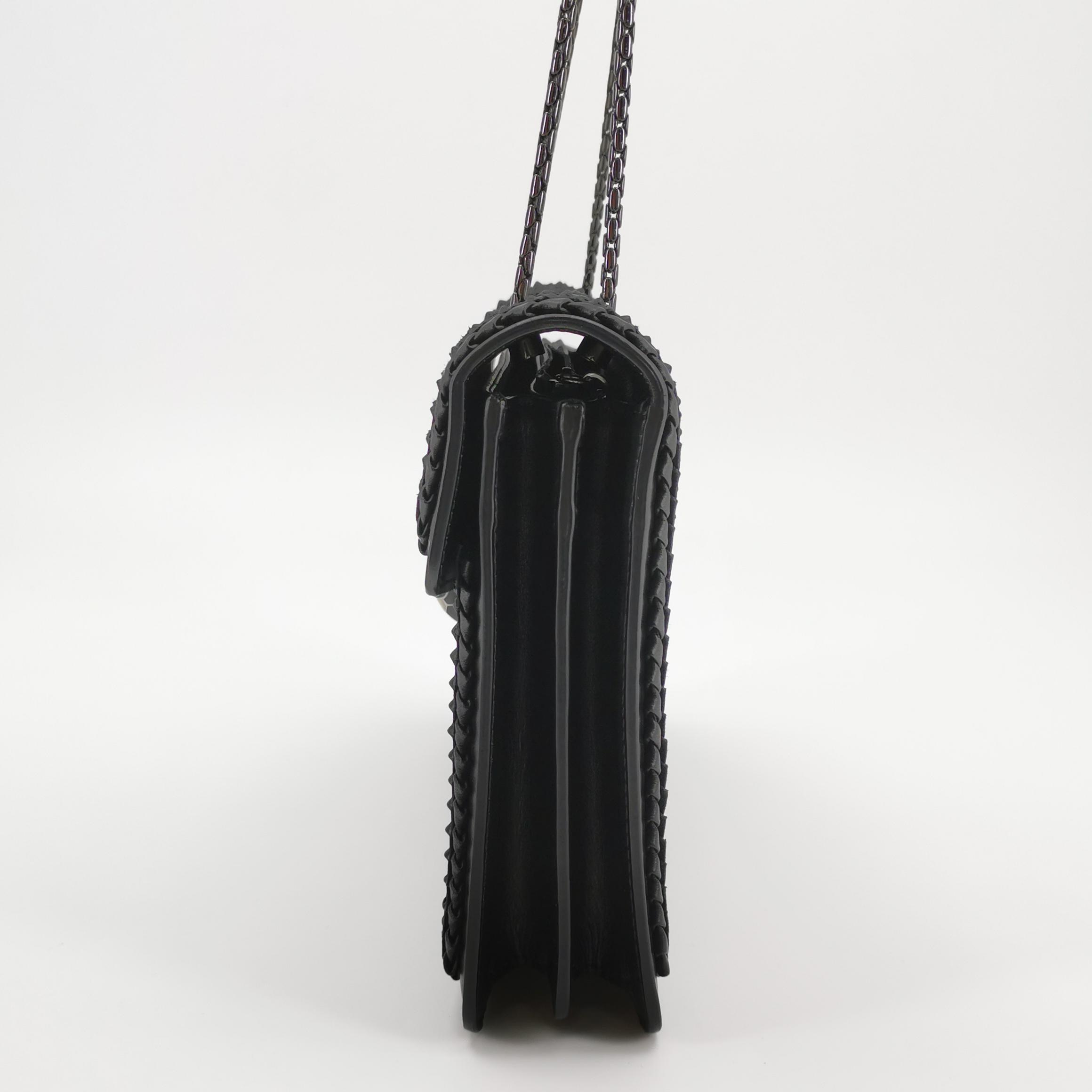 Bvlgari Serpenti Forever Square Shoulder Bag Plisse Leather Medium — photo 3 of 22