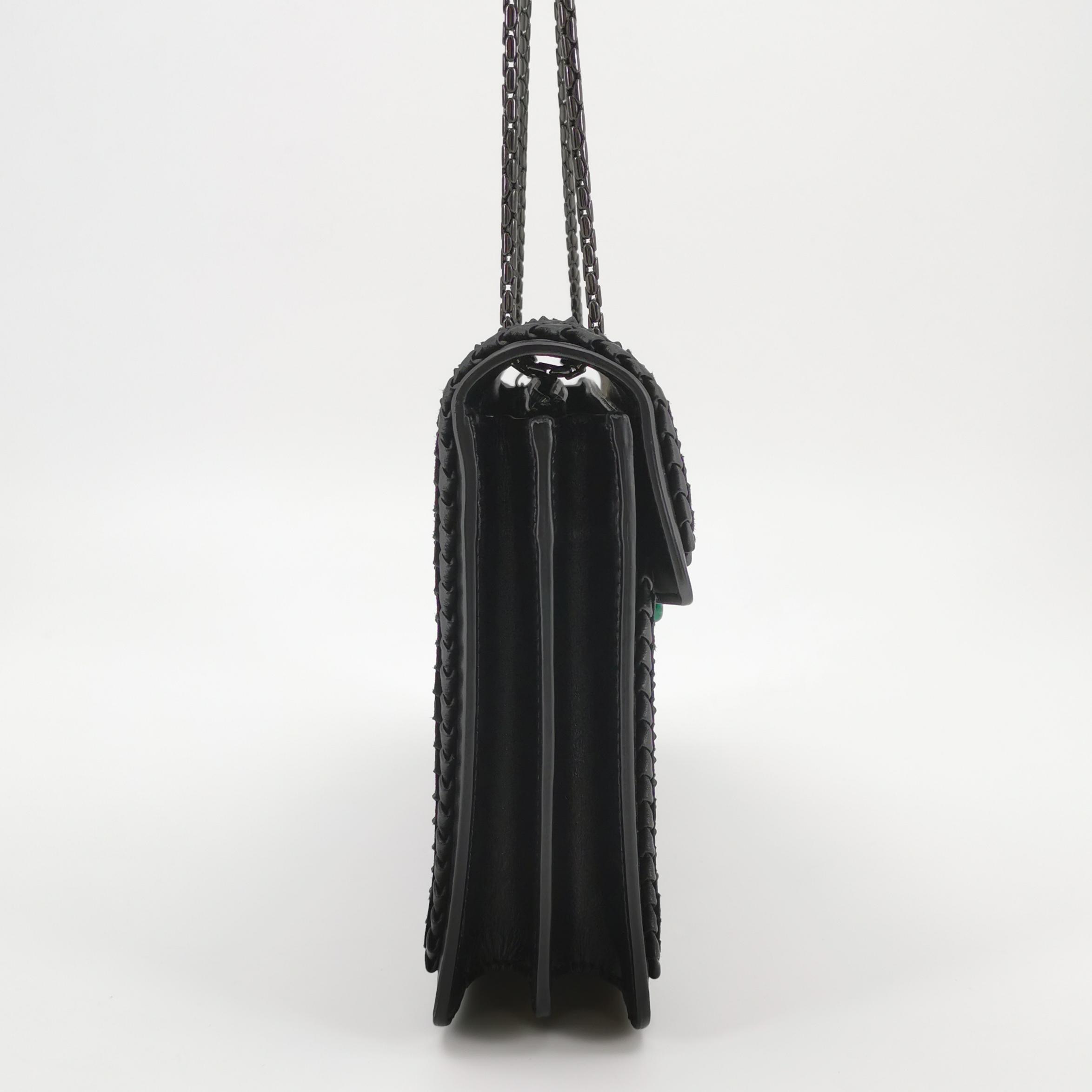 Bvlgari Serpenti Forever Square Shoulder Bag Plisse Leather Medium — photo 4 of 22