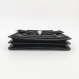 Bvlgari Serpenti Forever Square Shoulder Bag Plisse Leather Medium — thumbnail 6