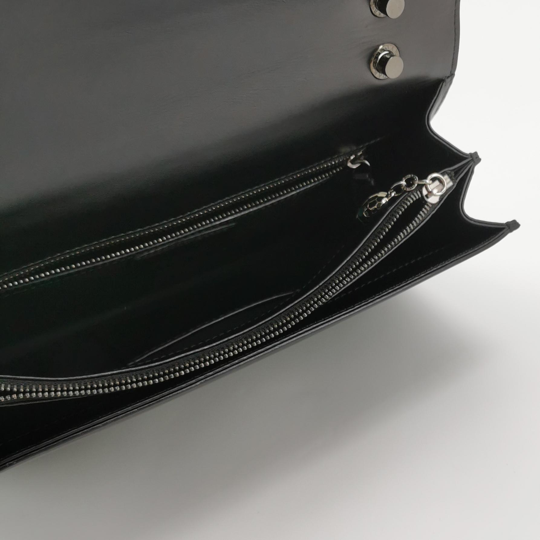Bvlgari Serpenti Forever Square Shoulder Bag Plisse Leather Medium — photo 7 of 22