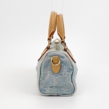 Louis Vuitton(LV) Speedy Bandouliere NM Bag Monogram Denim Sky Nano — thumbnail 5