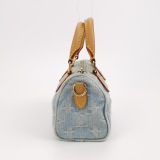 Louis Vuitton(LV) Speedy Bandouliere NM Bag Monogram Denim Sky Nano — thumbnail 4