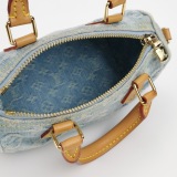 Louis Vuitton(LV) Speedy Bandouliere NM Bag Monogram Denim Sky Nano — thumbnail 7