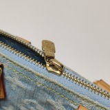 Louis Vuitton(LV) Speedy Bandouliere NM Bag Monogram Denim Sky Nano — thumbnail 9