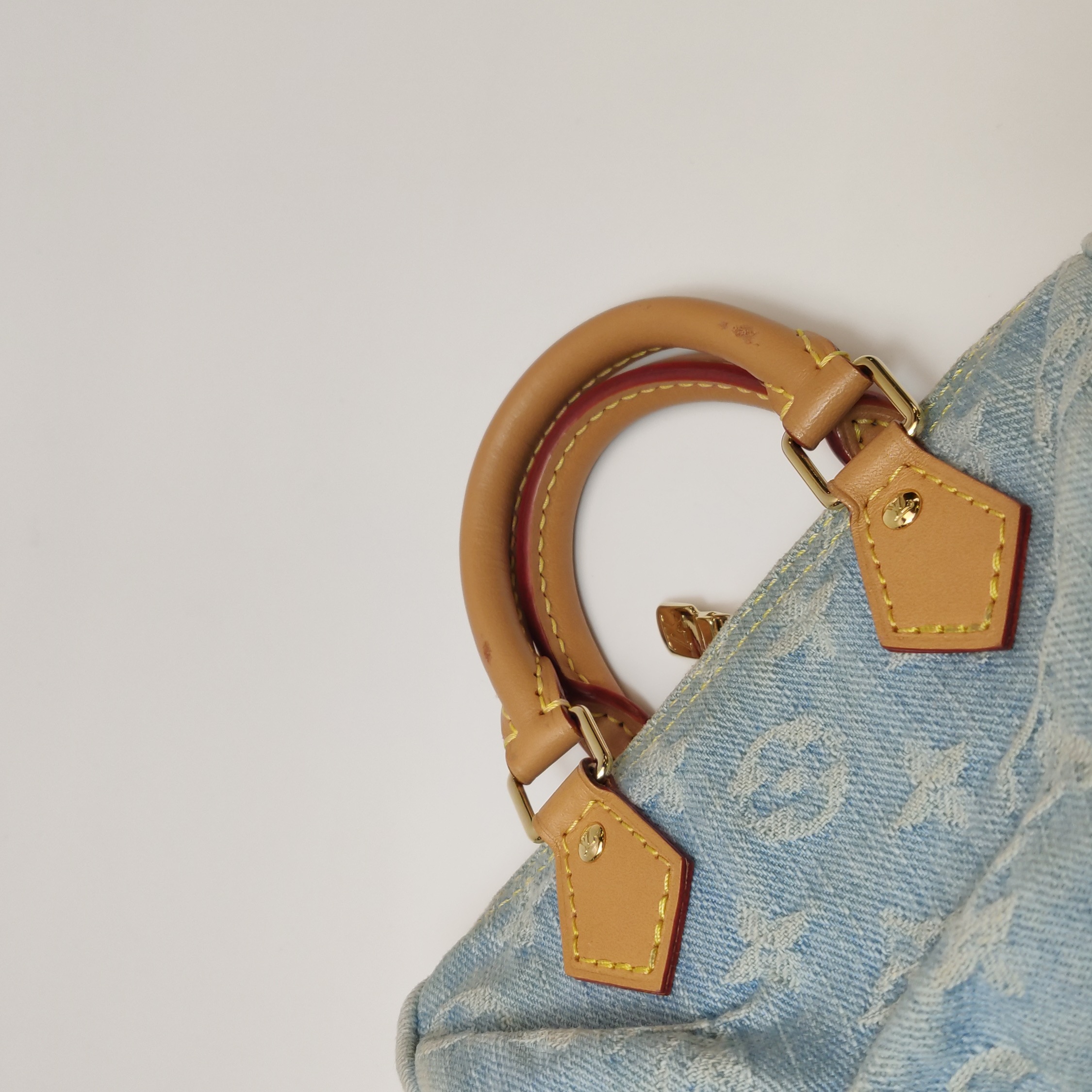 Louis Vuitton(LV) Speedy Bandouliere NM Bag Monogram Denim Sky Nano — photo 12 of 16